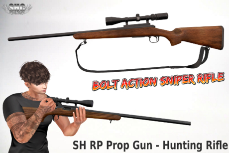 Second Life Marketplace - SH RP Prop Gun - Hunting Rifle