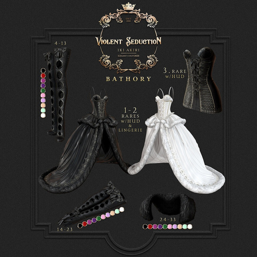 Violent Seduction - Bathory Stole (Red)