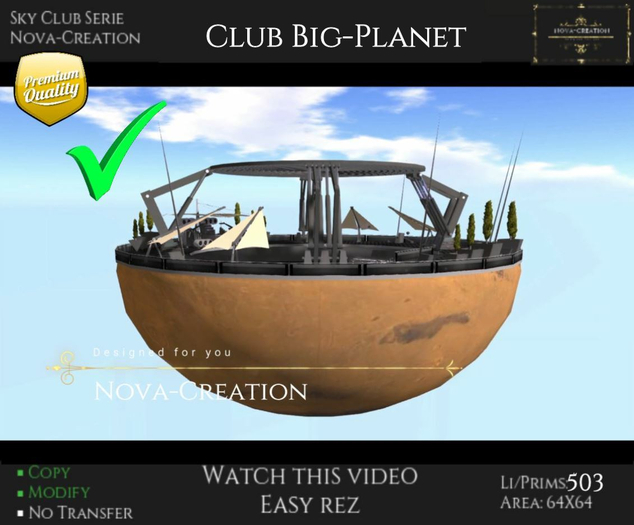 Nova-Creation Skyclub Big-Planet