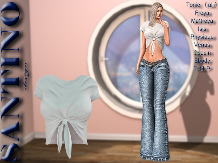 Santino Design- Loop Top-White-ADD ME!!!