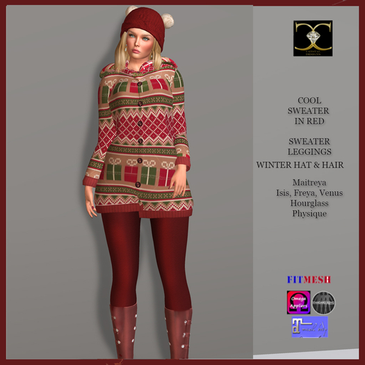 COOL SWEATER IN RED