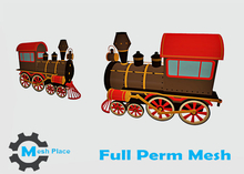 Mesh Place - Christmas Locomotive Toy - Full Perm Mesh