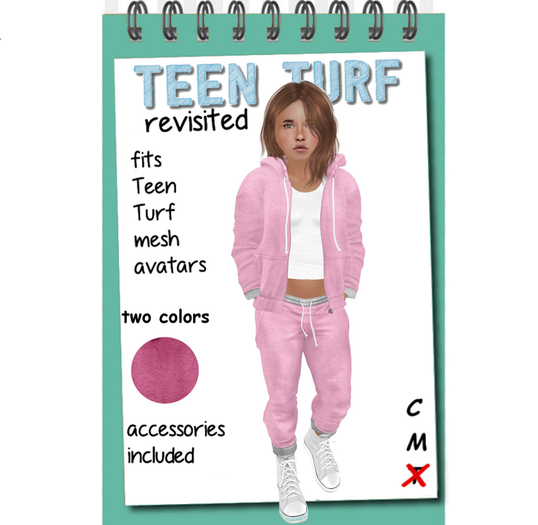 Teen Turf Pink Lounger Set