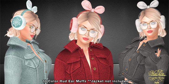 [>Ma'De<] ❅❤️❅ Ear Muffs ❅❤️❅