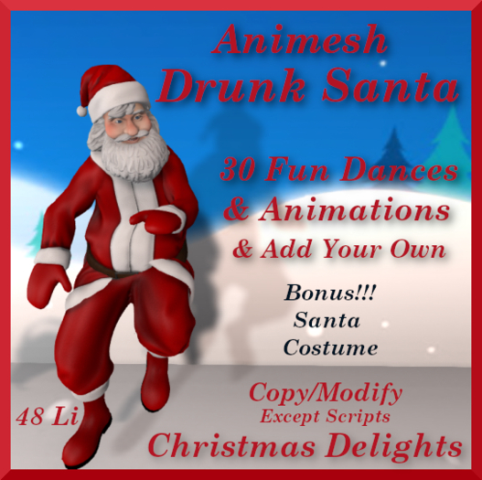 Animesh Drunk Dancing Santa