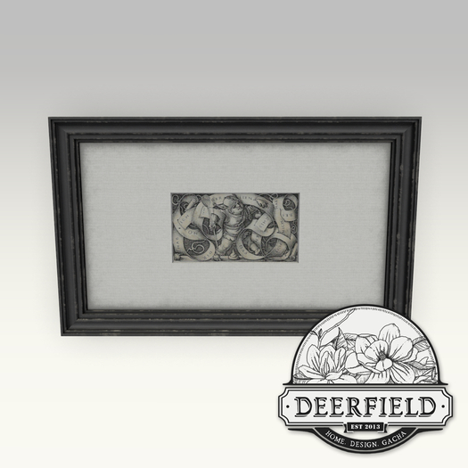 16 Fancy Decor: Printmaker's Framed Print C