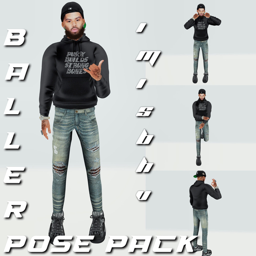 // IMISBHV //  BALLER POSE PACK