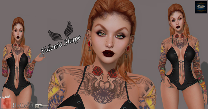 ::G.B-Sidonia Shape-Lelutka Erin Head::