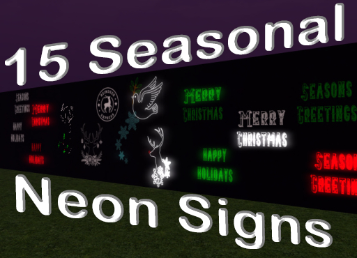 !JINXWARE! X-Mas Neon Sign Collection