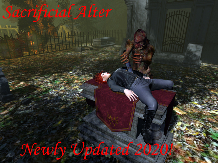 RAVEN HURST Sacrificial alter with animations
