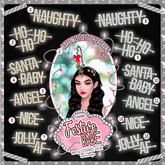 e.marie // Festive Babe Gacha - Hair Pin - HoHoHo { silver }