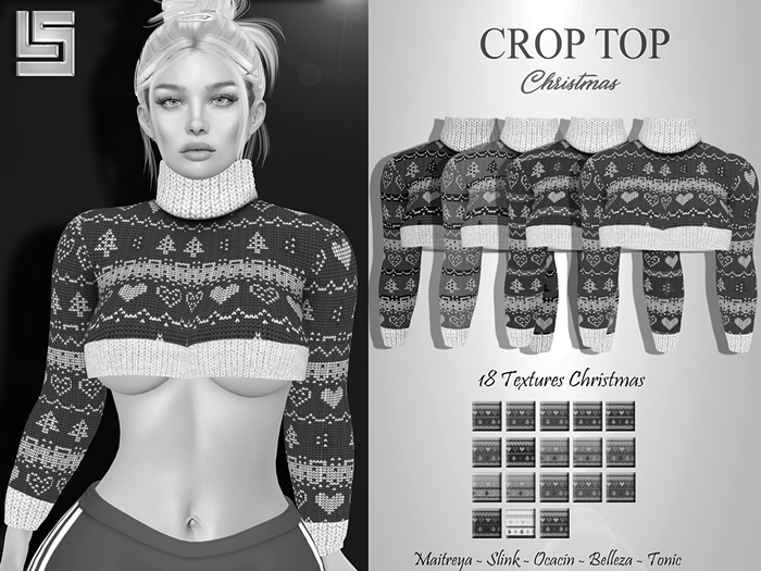 [LS] CROP TOP CHRISTMAS DEMO