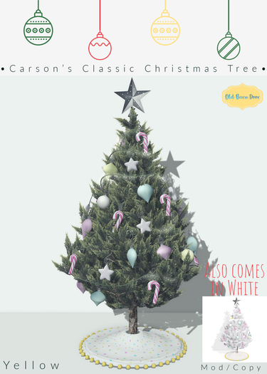 {OBD} Carson's Classic Christmas Tree [Yellow] 