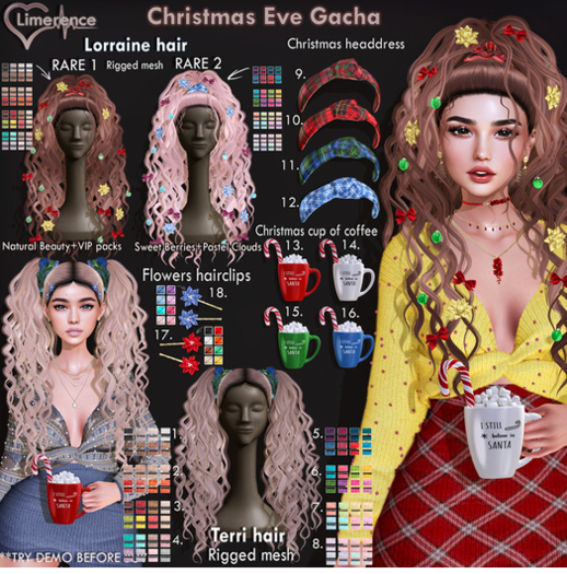 #12{Limerence} Christmas headdress-Pattern4
