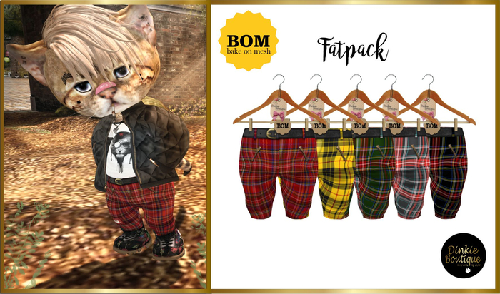 *DB* DINKIES SOLLY BOM PANTS* FATPACK