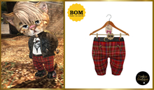 *DB* DINKIES SOLLY BOM PANTS* red