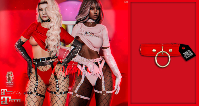 Look At Me. Carmen : chocker - red