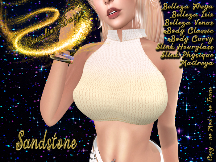 ~✯SD✯~ F050 Cropped Top [Sandstone]