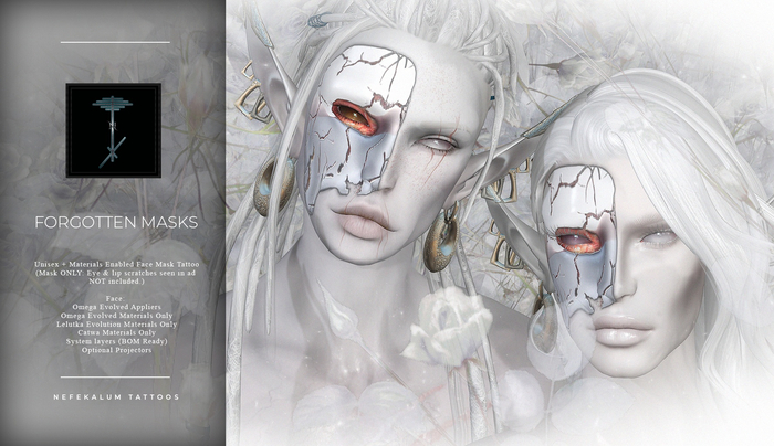 Nefekalum Tattoos - Forgotten Masks // Add