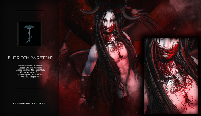 Nefekalum Tattoos - Eldritch Wretch // Add