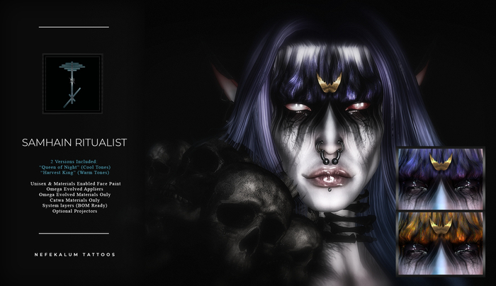 Nefekalum Tattoos - Samhain Ritualist // Add