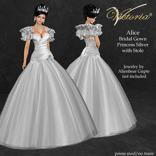 silver princess dress