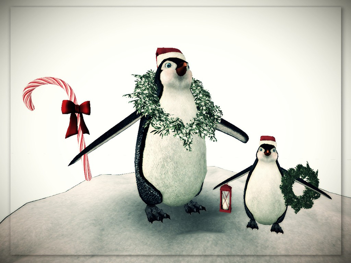 [AE] Garden Store - Christmas Penguins