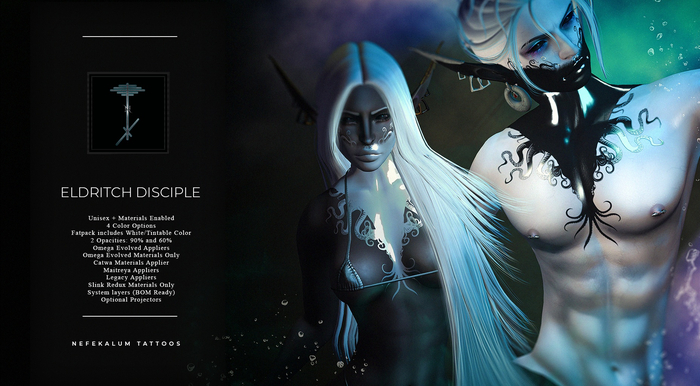Nefekalum Tattoos - Eldritch Disciple (FATPACK) // Add