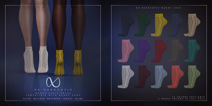 NX-Nardcotix Mandy Ankle Sock Full Pack