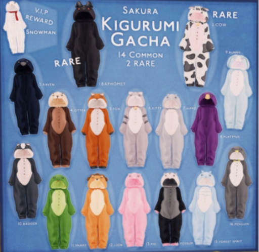 {Sakura} Kigurumi - Female - Baphomet RARE