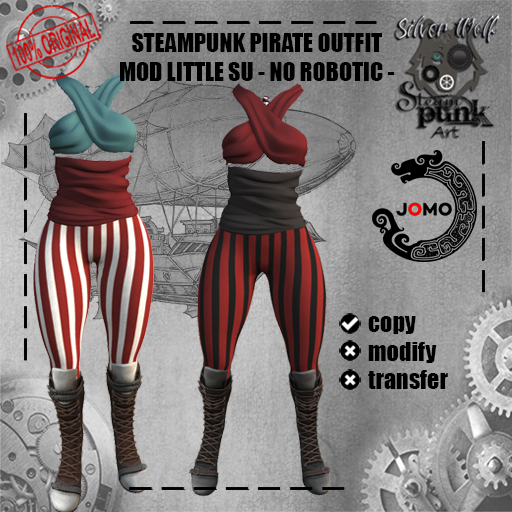SW - Steampunk Outfit Pirate Little Su Female no robotic (Box)