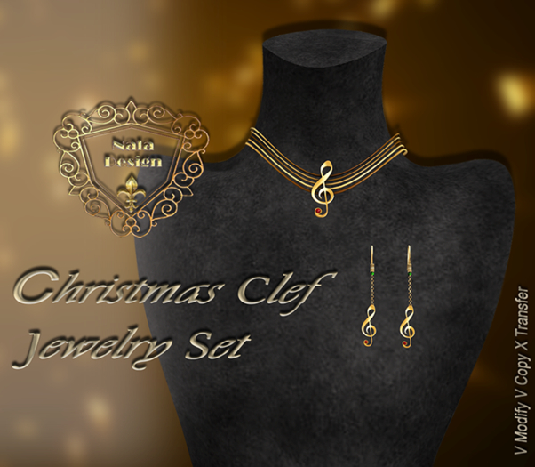 Nala Design - Clef Jewelry Set.