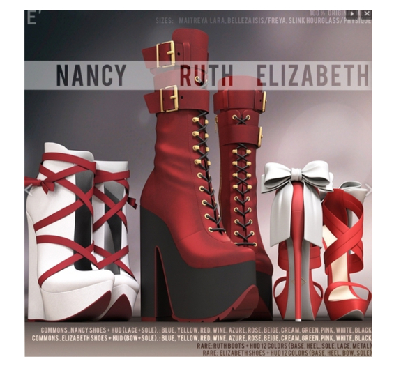 [Enchante'] - Elizabeth Shoes - Slink - WBlack