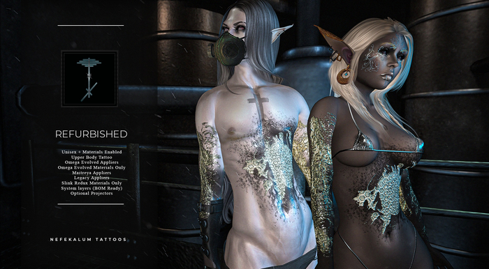 Nefekalum Tattoos - Refurbished // Add