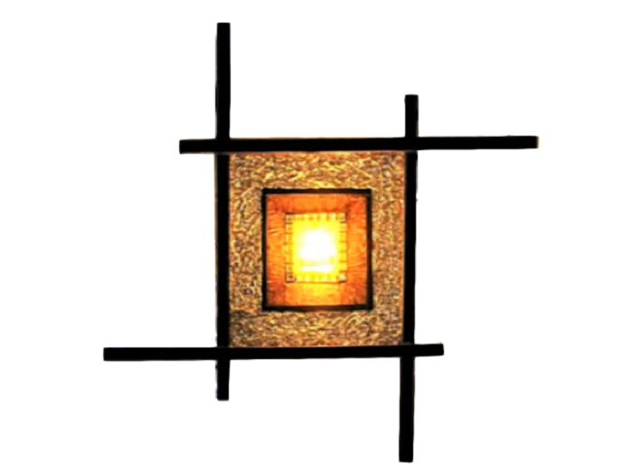 REFLECTIVE TOUCH LIGHT GETS BRIGHTER MODERN HOME DECOR WALL LAMP 3D Detailed Cut Out Wall Decal Style on 1Prim C/M 