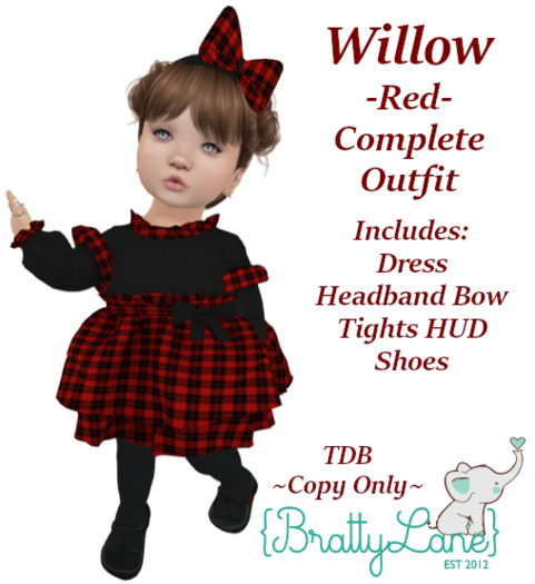 {BL}Willow Complete Outfit-Red