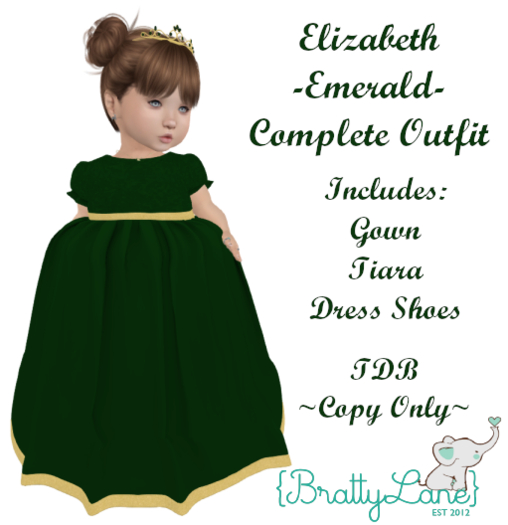 {BL}Elizabeth Complete Outfit-Emerald
