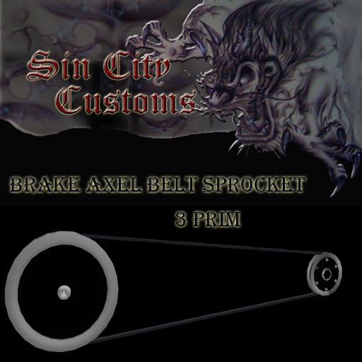 Brake Axel & Belt Sprocket 