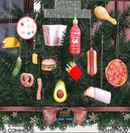 Junk Food - Burger Ornament