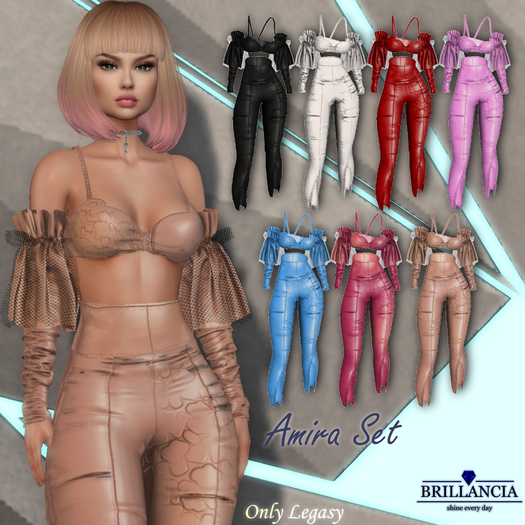 BRILLANCIA  - Amira Set Top (beige)