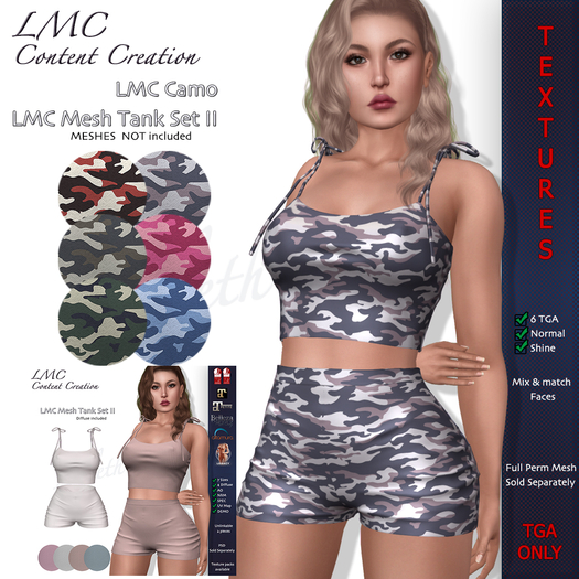 LMC TGA - Camo - Textures for the LMC Tank Set Set II