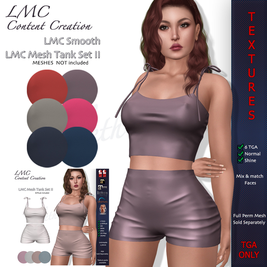 LMC TGA - Smooth - Textures for the LMC Tank Set Set II