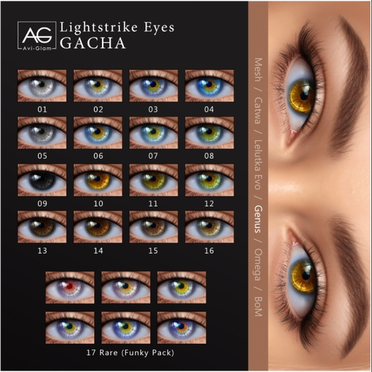 AG. Lightstrike Eyes Gacha - Genus - 16