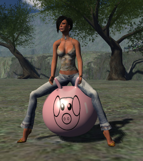 P335 BOUNCE bouncing ball Piggy