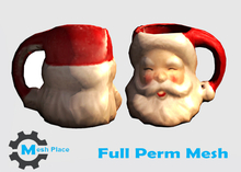 Mesh Place - Christmas Santa Mug - Full Perm Mesh