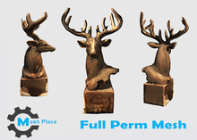 Mesh Place - Reindeer Head Statue - Full Perm Mesh