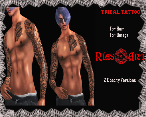 [RiasArt]-Tribal Tattoo-BOM/OMEGA