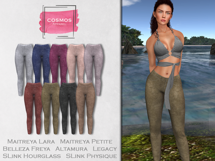 [COSMOS] Jill Leggings Suede / 9 Colors Fatpack