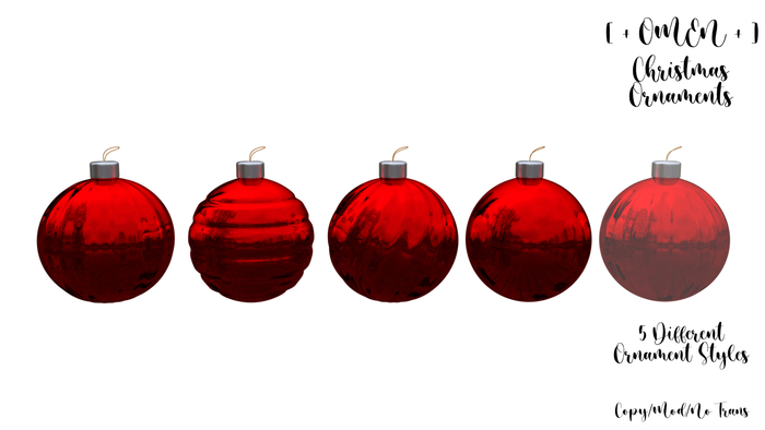 [ + OMEN MESH + ] CHRISTMAS ORNAMENTS