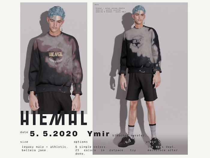 Hiemal - Ymir Bleached Sweater Fatpack